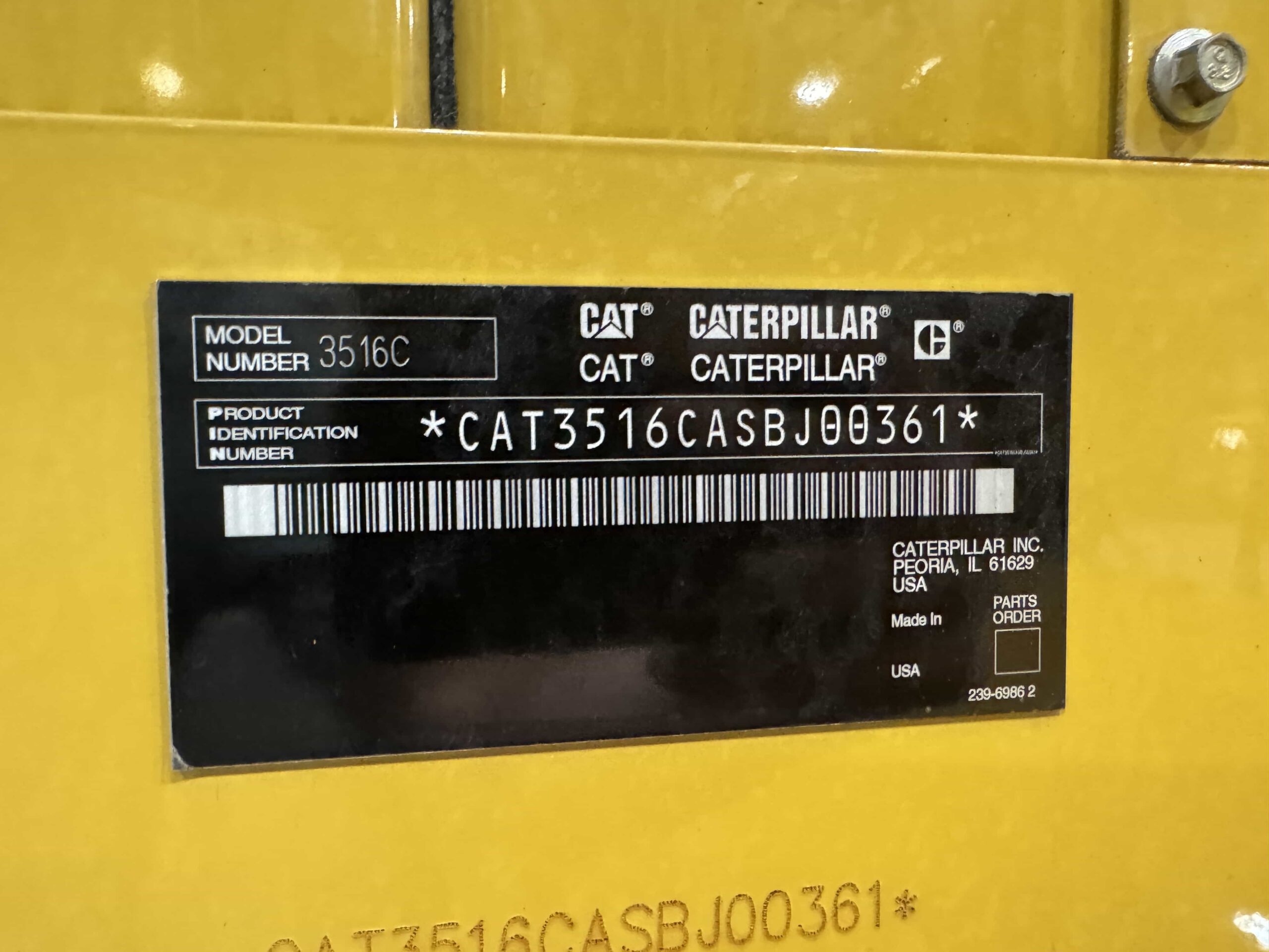 2007 CAT 3516C Diesel Generator - Image 10