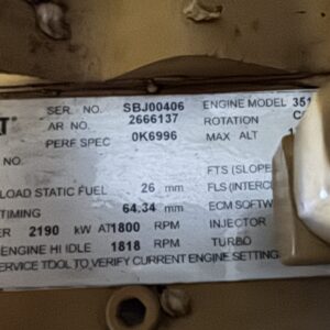 2007 CAT 3516C 2MW Diesel Generator - Image 25