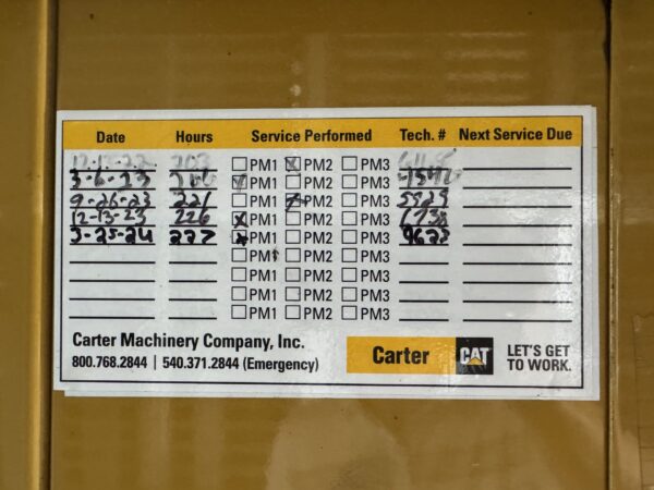 2007 CAT 3516C 2MW Diesel Generator