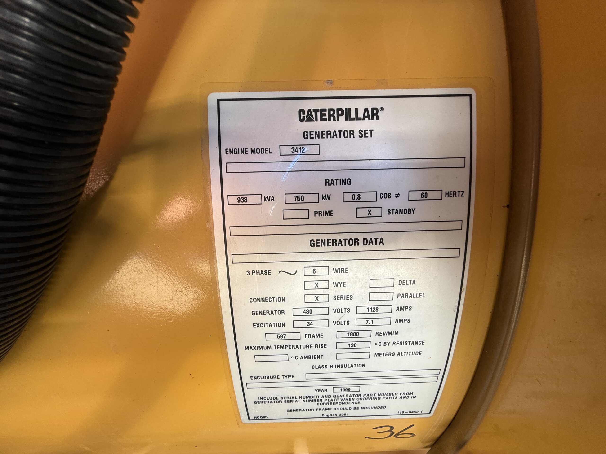 1999 CAT 3412 Diesel Generator - Image 23