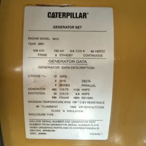 2004 CAT 3412 Diesel Generator - Image 26