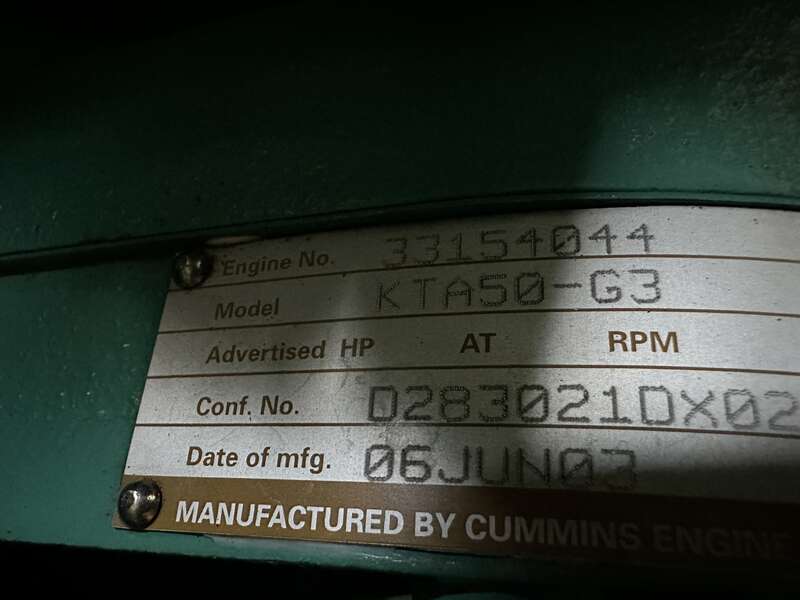 2003 Cummins DFLC Diesel Generator - Image 2