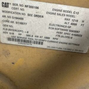 2018 CAT XQ425 Diesel Generator - Image 3